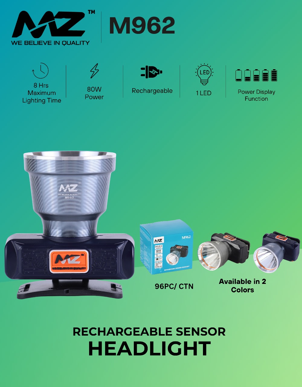 Mz962 head torch