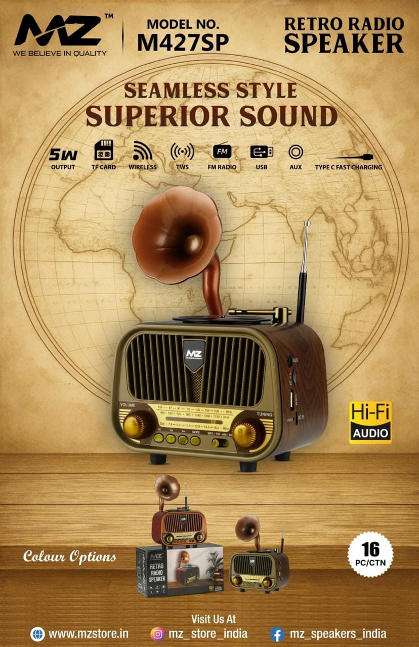 RETRO RADIO SPEAKER
